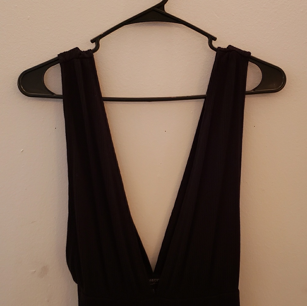 Black maxi dress